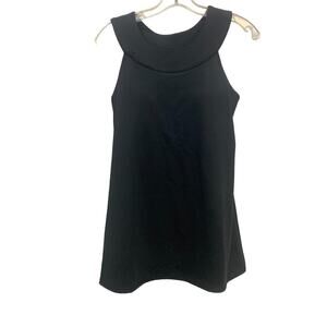 Athleta Black Tank U-Neck with Built-In Bra  SZ Small